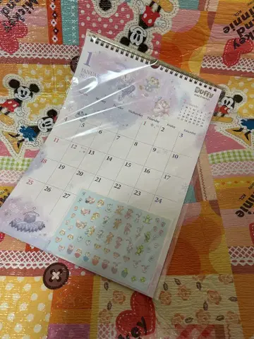 다피 캘린더 2026년 벽걸이용 디즈니 시 한정판