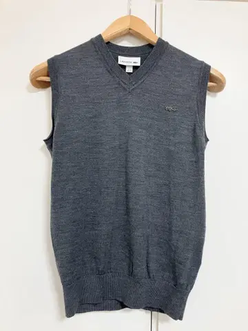 [무료배송] LACOSTE 라코스테 니트 베스트 XS 사이즈 그레이
