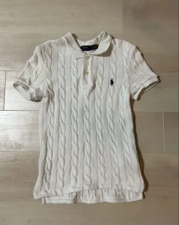 POLO Ralph Lauren 케이블 짜임 폴로셔츠 S