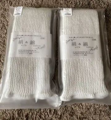 미사용 새상품 실크 코튼 레그 워머 그레이 롱 52cm 온활