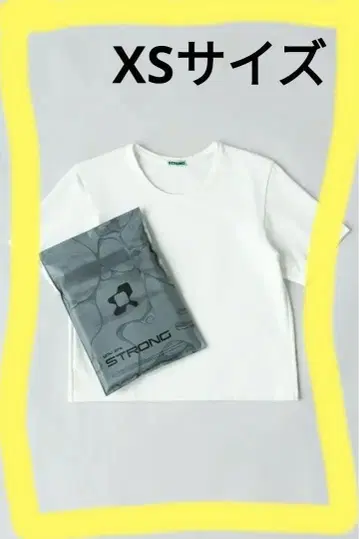 STRONG PACK TEE SHORT WHITE XS 사이즈