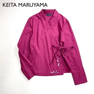 gg72 레어 KEITA MARUYAMA 매화 자수 기모노 셔츠 겉옷