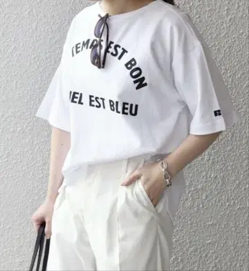 SHIPS 별주 RUSSELL ATHLETIC: 컷오프 로고 T셔츠
