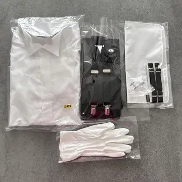신랑 소품 세트 6점  윙 칼라 셔츠  결혼식
