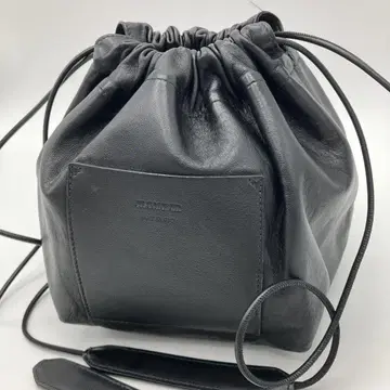 JIL SANDER  가죽 드로슬링 백 (결함품)