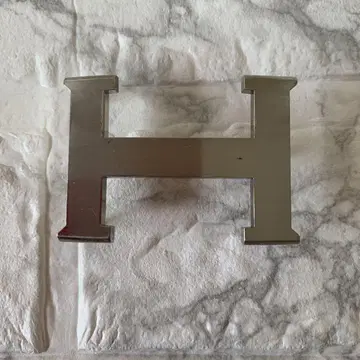 실버 H형 메탈 버클