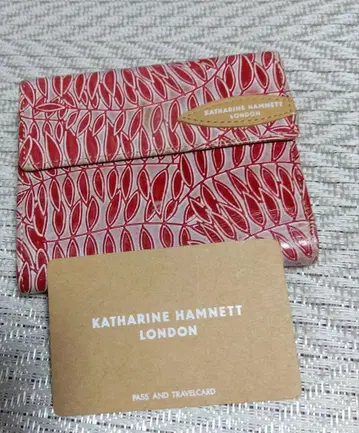 KATHERINE HAMNET 캐서린 햄넷 삼절 지갑