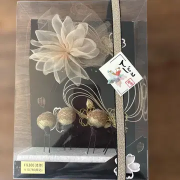 머리 장식 6세트 베이지 꽃 장식