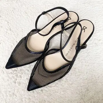 Fabio Rusconi 블랙 샌들 23cm