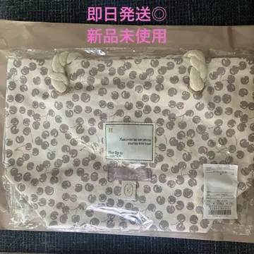 Her lip to Cherry Tote Bag pale mauve