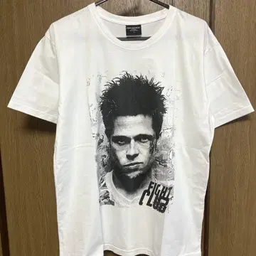 fight club 파이트 클럽 브래드 피트 영화 티셔츠 화이트 L