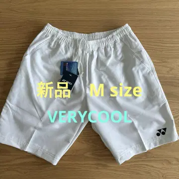 요넥스 화이트 쇼트 팬츠 M 사이즈