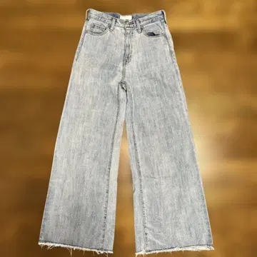 유나이티드 아로즈 그린 레이블 와이드 데님 라이트 블루 36