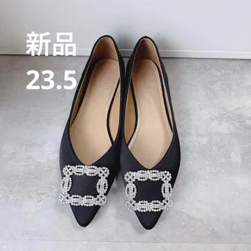 새상품 베이스먼트 온라인 비쥬 펌프스 23.5 다이애나 란다 자라