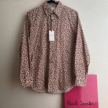 Paul Smith 올 패턴 셔츠 코튼 100% S 새상품