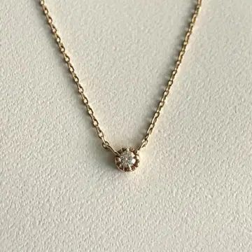 에테 K10 레이어 다이아몬드 목걸이 0.02ct 다이아몬드