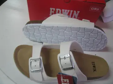 새상품 에드윈 EDWIN 샌들 EB2003 화이트 24cm /iz
