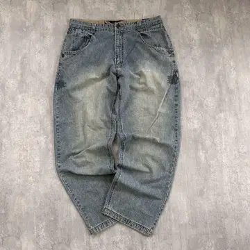 B402 [ W36 ] B계 RAIDER JEAN 데님 팬츠 배기 페이드