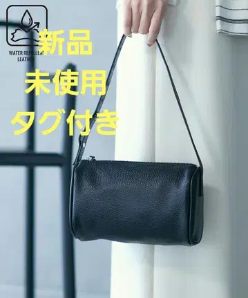 퍼스트핸드 숄더백 블랙 소가죽