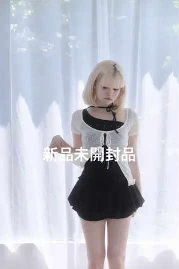 andmary 안드마리 클레어 세트 톱 블랙