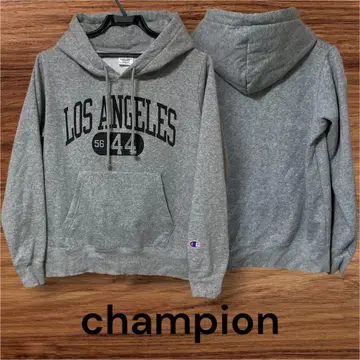 champion LOS ANGELES 후드티 그레이