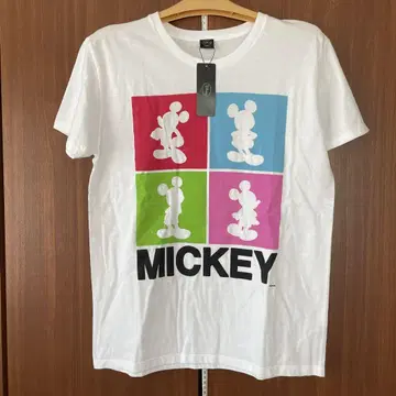 [미사용 새상품] GReeeeN mickey 콜라보 T셔츠