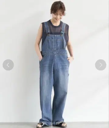 Spick & Span 데님 살로펫 사토 시오리 씨 콜라보