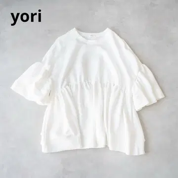 yori 요리 갭 슬리브 컷소 화이트 F 사이즈