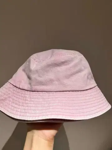 핑크 코튼 버킷햇