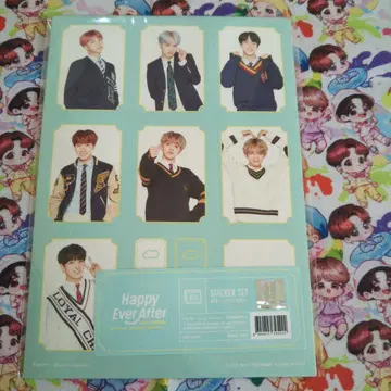 BTS 스티커 세트 - Happy Birthday 일본
