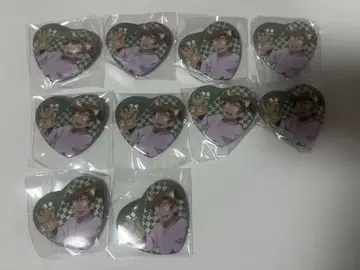 선법사 이사쿠 난자 타운 하트 캔 배지 10개 난자 닌자 타마 란타로