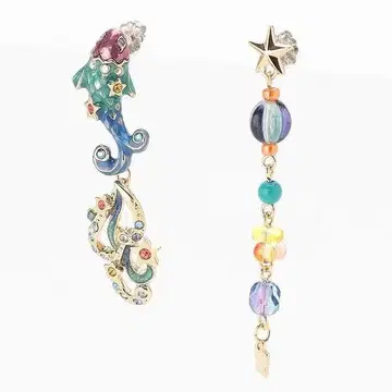 ANNA SUI 귀걸이 물고기 바다 모티프 ANNA SUI 레어