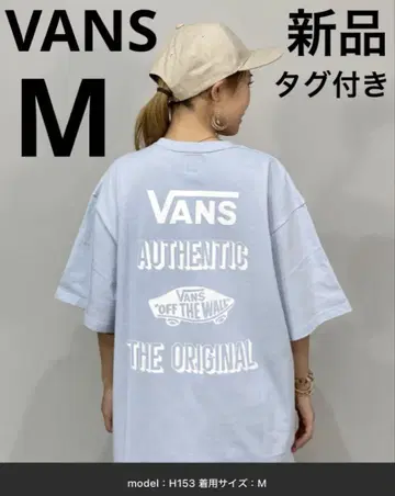 신품! 태그 포함 VANS/반스 빅 실루엣 티셔츠 M 사이즈 블루