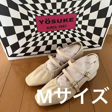 YOSUKE 스트랩 펌프스 (아이보리)