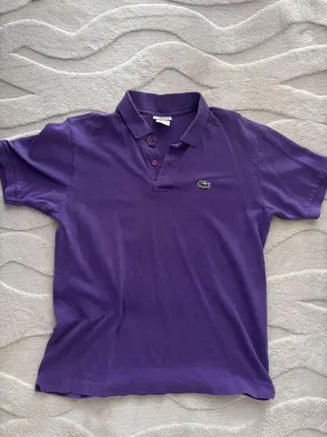 LACOSTE 보라색 피케 셔츠