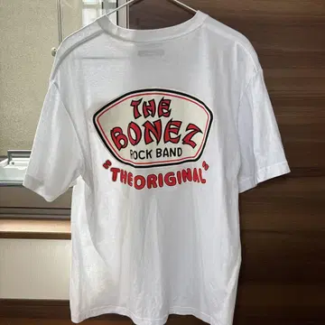THE BONEZ 화이트 티셔츠