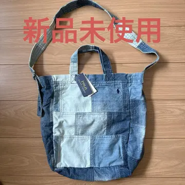 Polo Ralph Lauren 데님 토트백