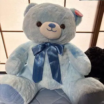 스카이 블루 곰 봉제 인형