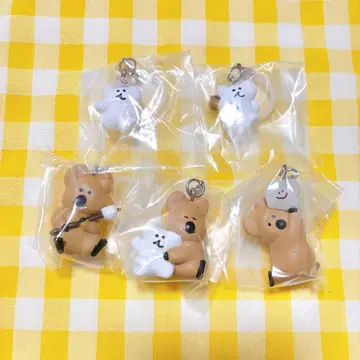 쿠오카 & 보보 다이노텐 기념 액세서리 가챠 완전 세트