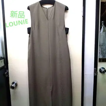 신품 LOUNIE 노스 롱 원피스 카키색