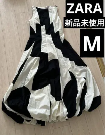 ZARA 자라 벌룬 도트 무늬 원피스 M