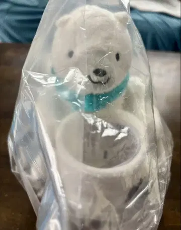 시로쿠마군 봉제 인형 리모컨 홀더