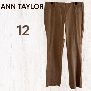 ANN TAYLOR [12] 베이지 슬랙스 앤테일러