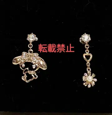 ANNA SUI 안나수이 산리오 마이멜로디 귀걸이 골드