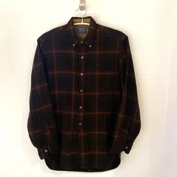 [새상품급] Pendleton 체크 무늬 플란넬 셔츠 M 60s
