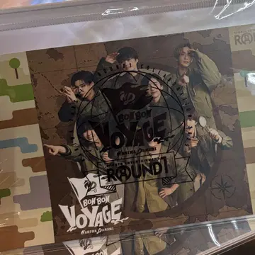 나니와단시 라운드원 콜라보 비주얼 카드 포함 클리어 파우치 ROUND1
