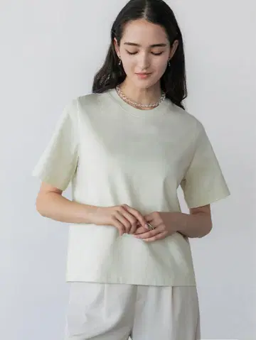 드라이 컴포트 컬러 티셔츠 연한 시트러스 색상 사이즈 2