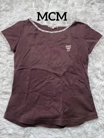 MCM 로고 티셔츠 반팔 티셔츠