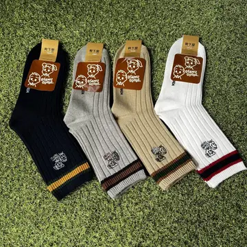 신품 미사용 오사무 상품 양말 가게 콜라보 양말 4색 세트 완제품