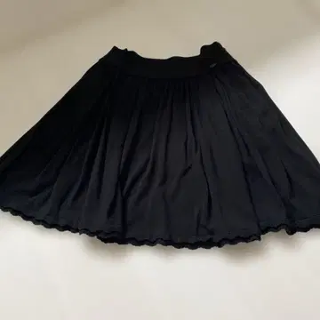 FOXEY 블랙 플레어 스커트 42